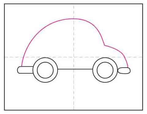 car drawing for beginners