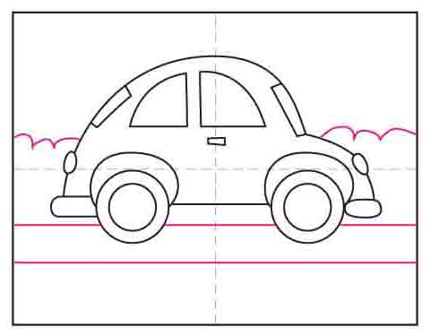 How to draw car