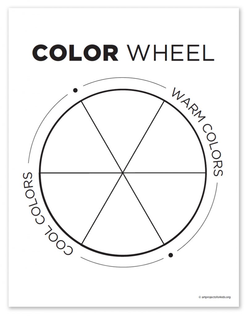 primary and secondary color wheel