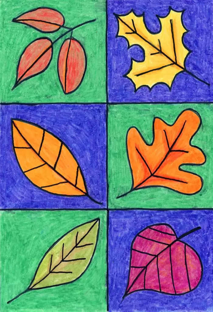 Draw Leaves Pinterest — Activity Craft Holidays, Kids, Tips