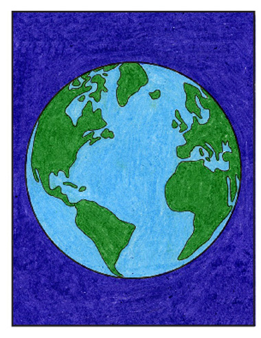 earth drawing