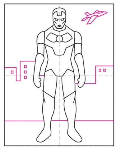 How To Draw Iron Man Art Projects For Kids