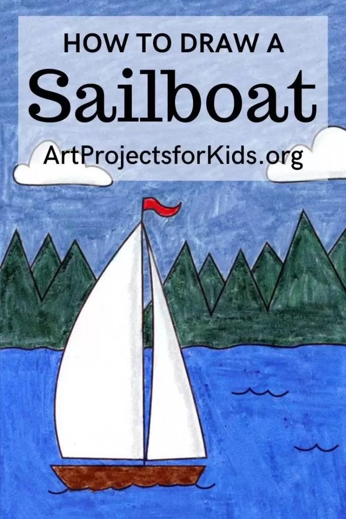 simple sailboat cartoon