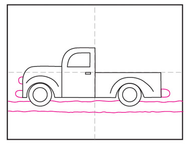 How To Draw A Pickup Truck Art Projects For Kids