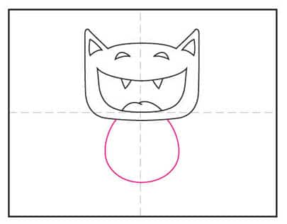 Easy How to Draw Vampire Bat Tutorial and Vampire Bat Coloring Page