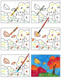 How to Draw a Fall Tree: Easy Autumn Tree Drawing Tutorial for Kids