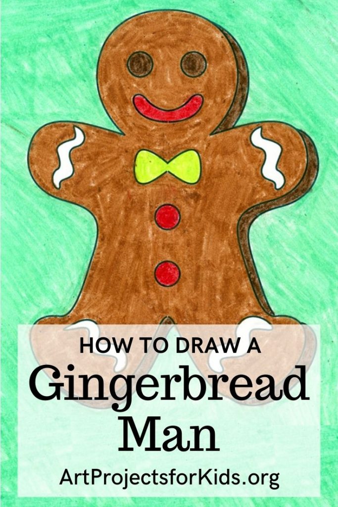 How to Draw a Gingerbread Man