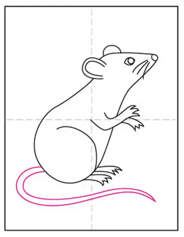 How to draw mouse - Hellokids.com