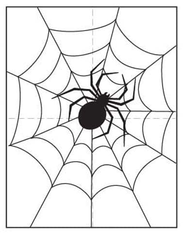 spider drawings for kids