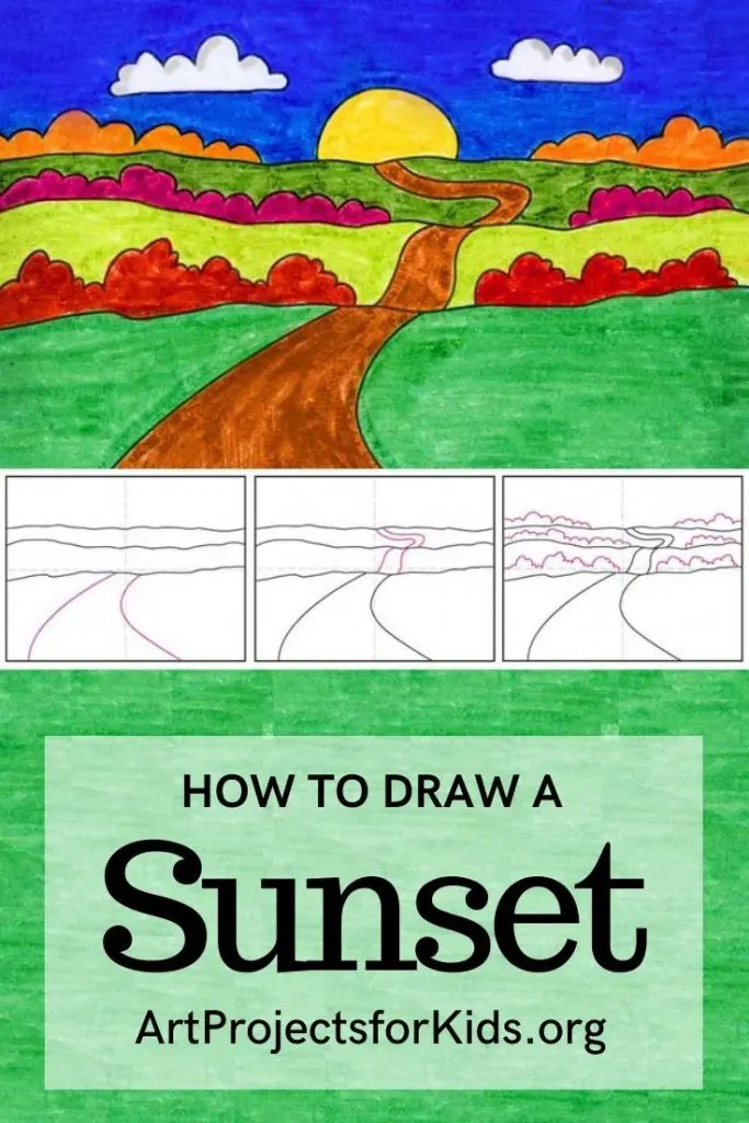 How to Draw a Sunset — Really Easy Drawing Tutorial | by Easy Drawing  Guides | Medium