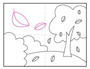How to Draw a Fall Tree: Easy Autumn Tree Drawing Tutorial for Kids