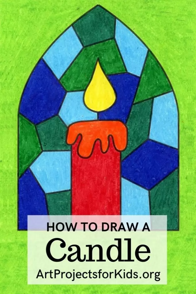 How to draw Candle step by step easy drawing for kids | Welcome to RGBpencil