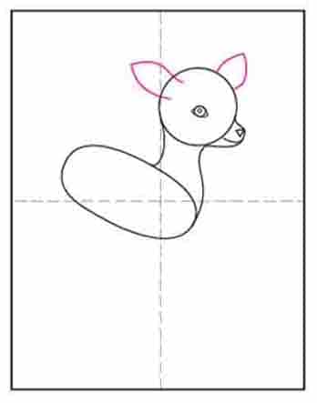 Easy How to Draw a Deer Tutorial and Deer Coloring Page