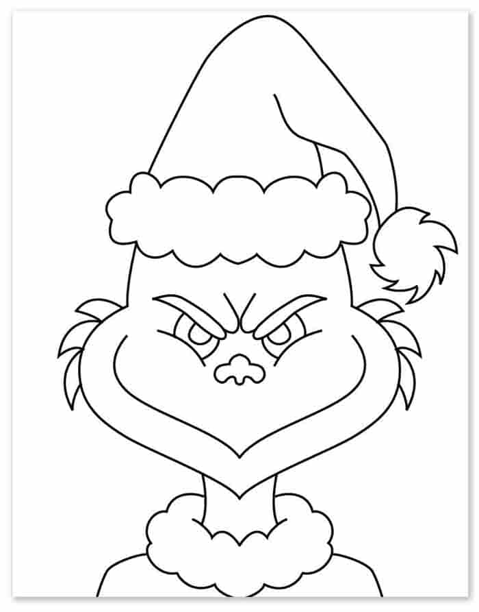 Grinch Easy Christmas Drawings
