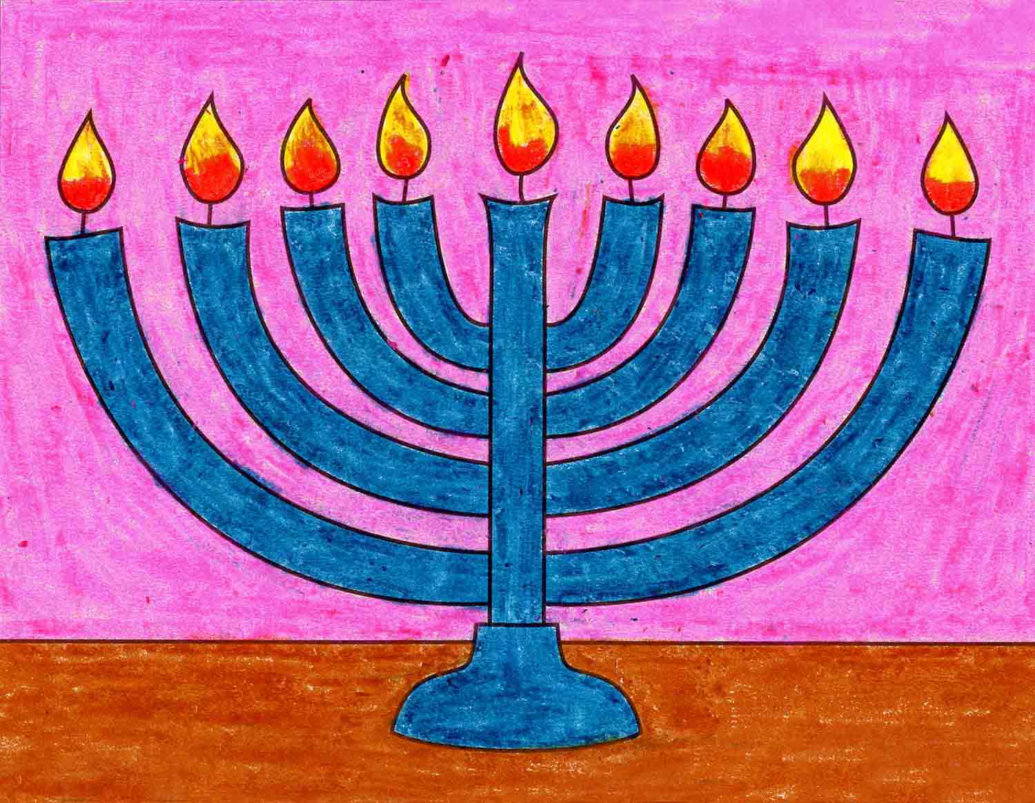 How To Paint A Menorah