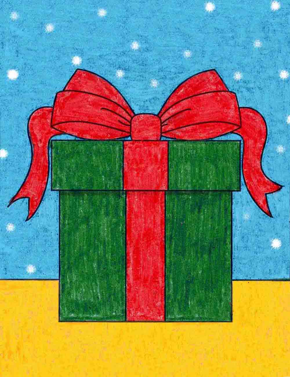 How To Draw Christmas Gifts | vlr.eng.br