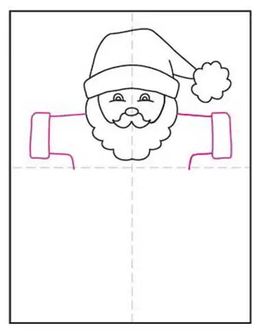 Easy How to Draw Santa Claus Tutorial Video and Coloring Page-saigonsouth.com.vn