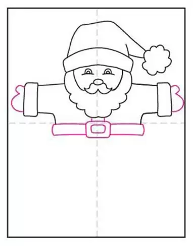 Premium Vector | Santa claus in red clothes merry christmas and happy new  year