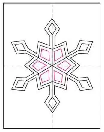 How to Draw a Snowflake 6 Easy ways VIDEO + Printable!