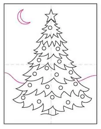 Hướng dẫn chi tiết một số cách vẽ cây Thông Noel đẹp nhất hiện nay