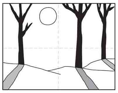 How To Draw A Winter Landscape Art Projects For Kids