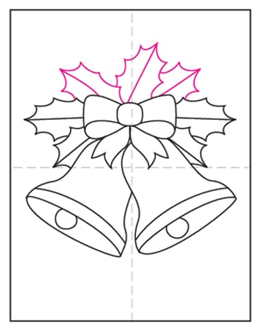 Easy How to Draw a Bell Tutorial and Bell Coloring Page
