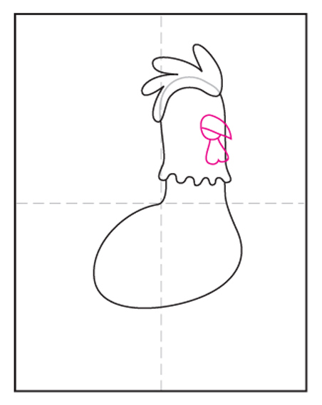 How to Draw a Cartoon Chicken · Art Projects for Kids