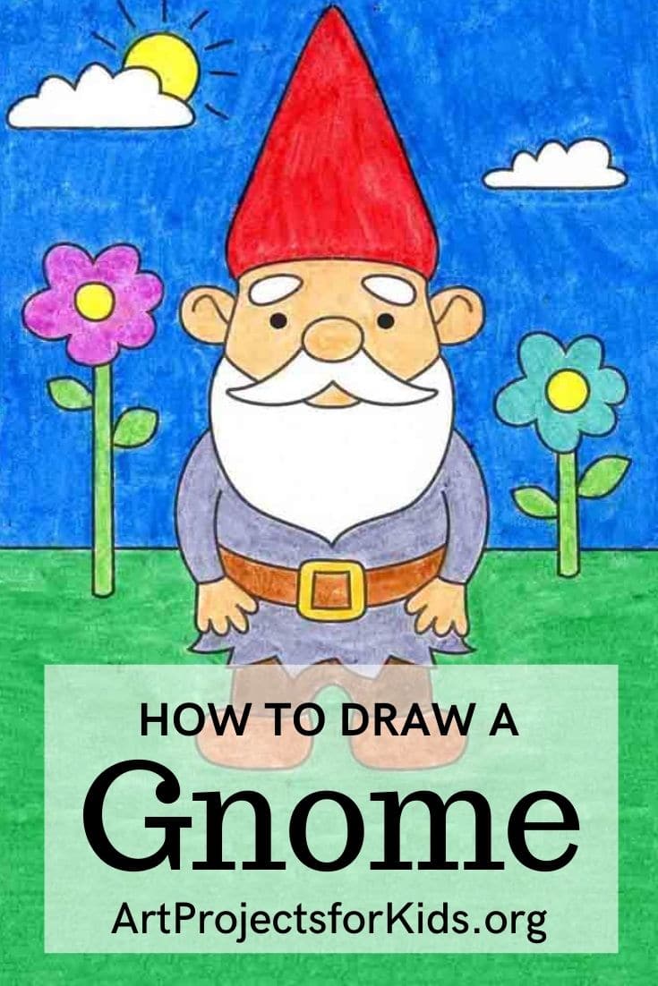 How to Draw a Gnome · Art Projects for Kids