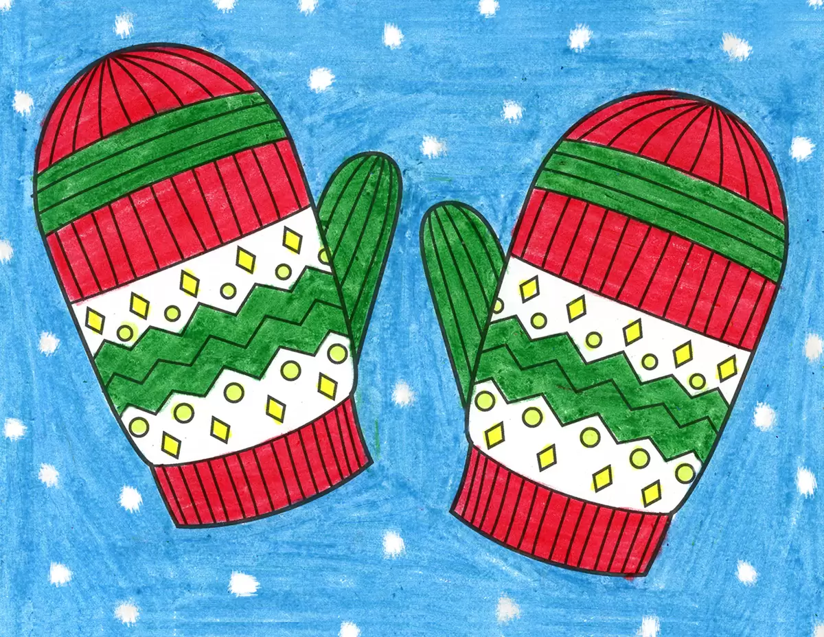 Winter Drawing Ideas: Easy, Cute Instructions - Drawings Of...
