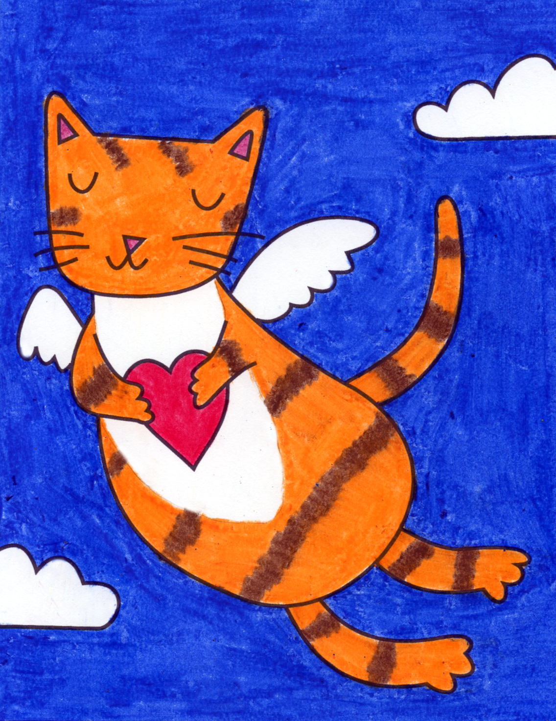 Cat Drawing for Kids | A Step-by-Step Tutorial for Kids