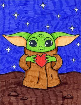 How to Draw Baby Yoda: Easy Step-by-Step Drawing Lesson