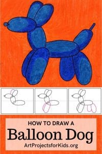 How to Draw a Balloon Dog Â· Art Projects for Kids
