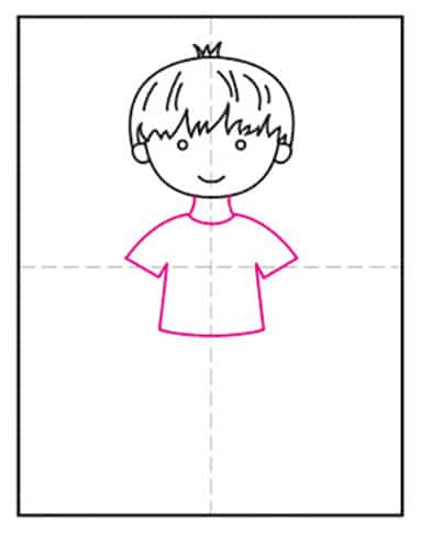 How To Draw A Boy In Shorts Art Projects For Kids