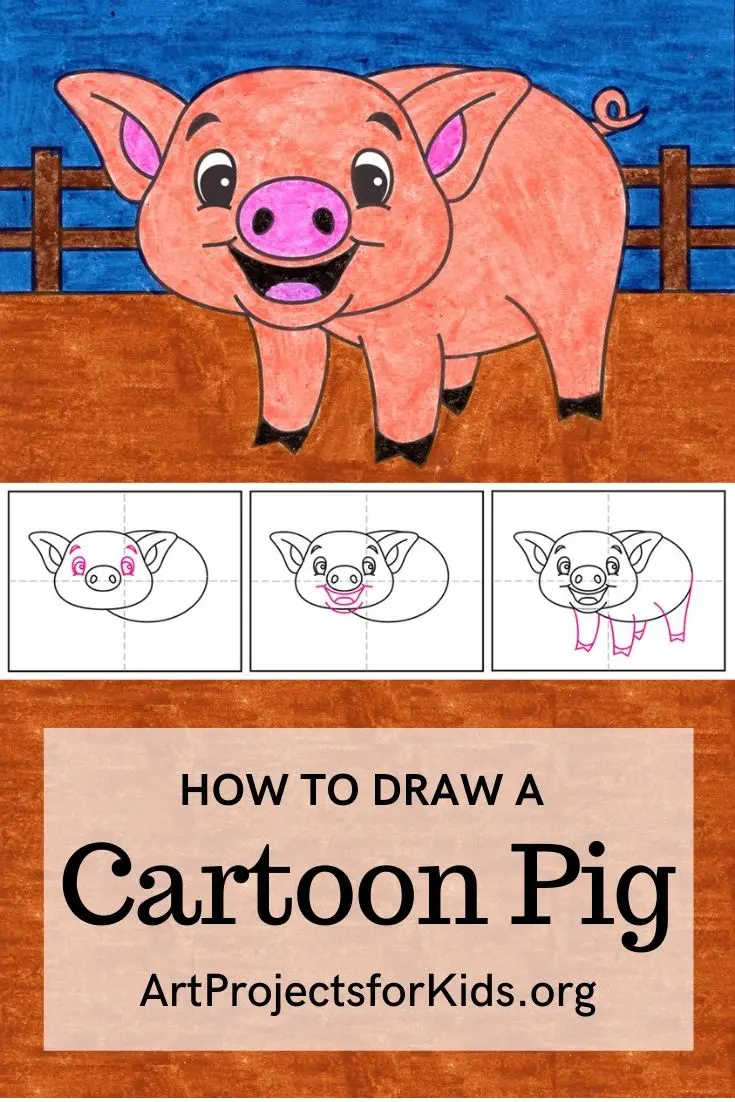 How To Draw Piggy: 2023 How To Sketch Book, Learn To Draw Many Character  Books Great Gifts For Kids Ages 4-8 8-12 9-12 Teens Adults For Birthday