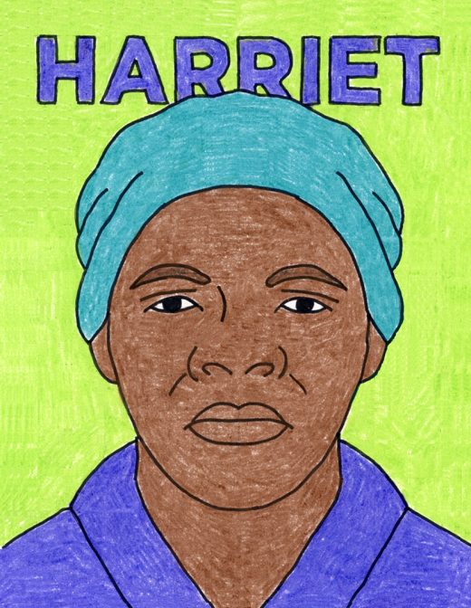 Remarkable Women How to Draw Harriet Tubman · Art Projects for Kids