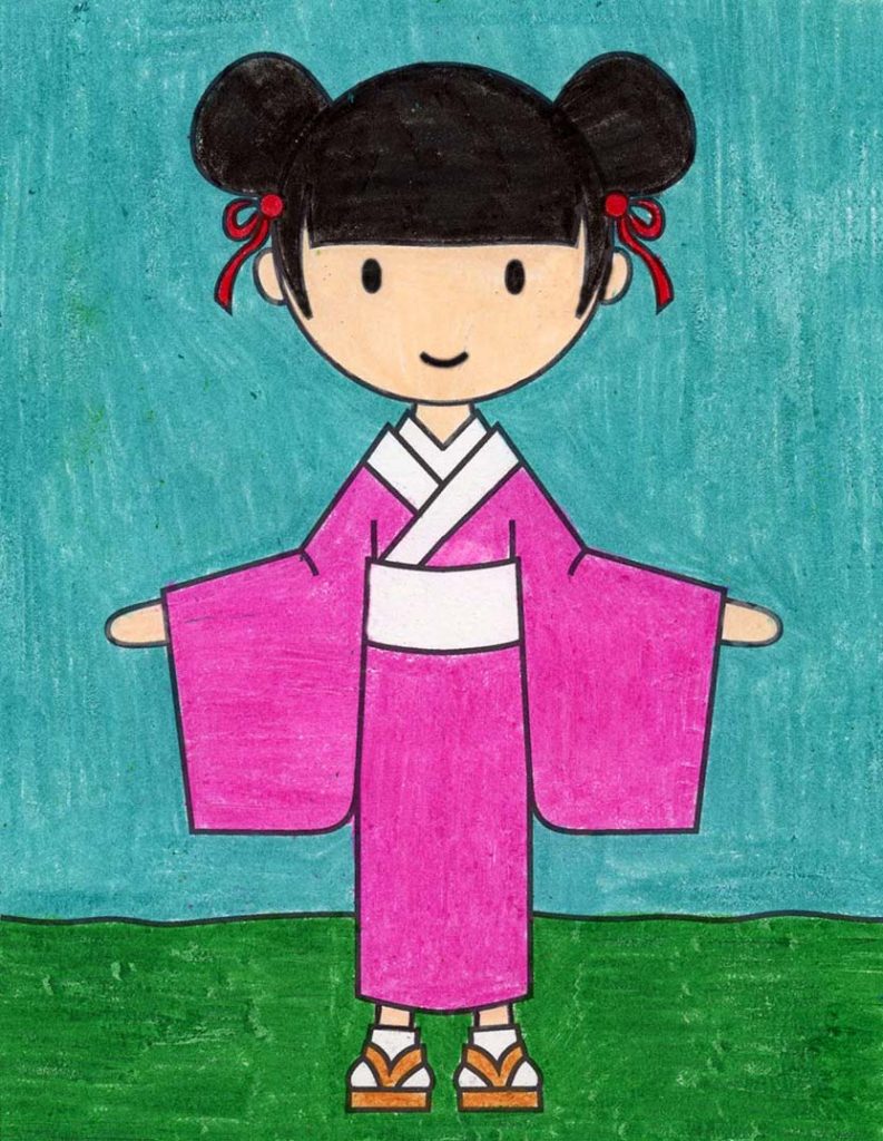 How to Draw a Kimono