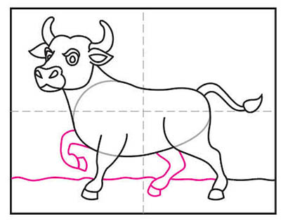 How To Draw An Ox Art Projects For Kids