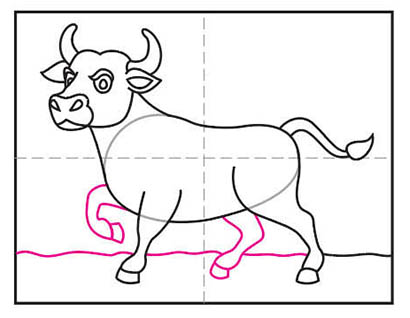 How to Draw an Ox Art Projects for Kids