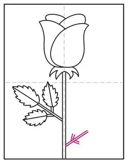 How to draw a rose step by step for beginners - Quora