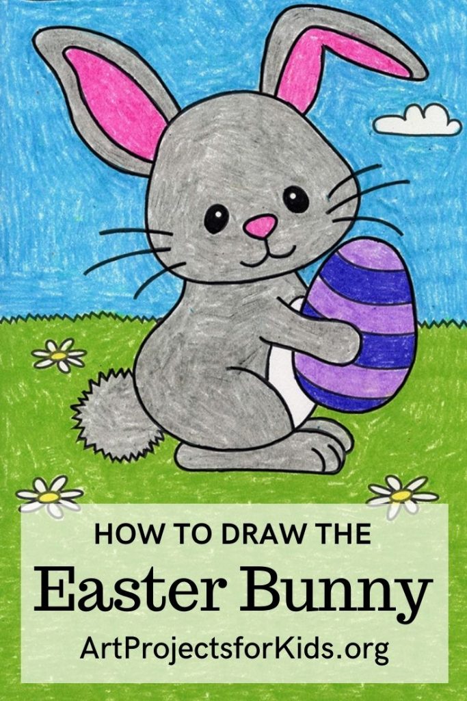 How to Draw the Easter Bunny