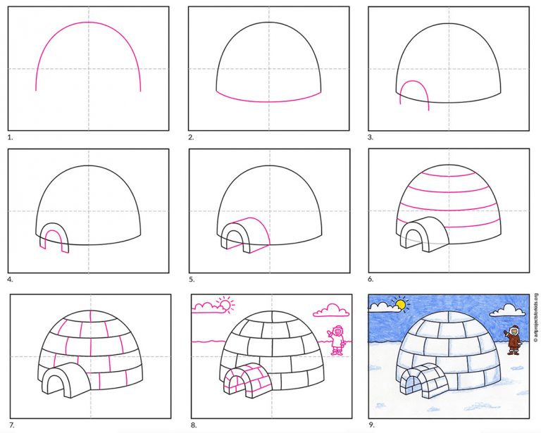 how to draw igloo        
        <figure class=