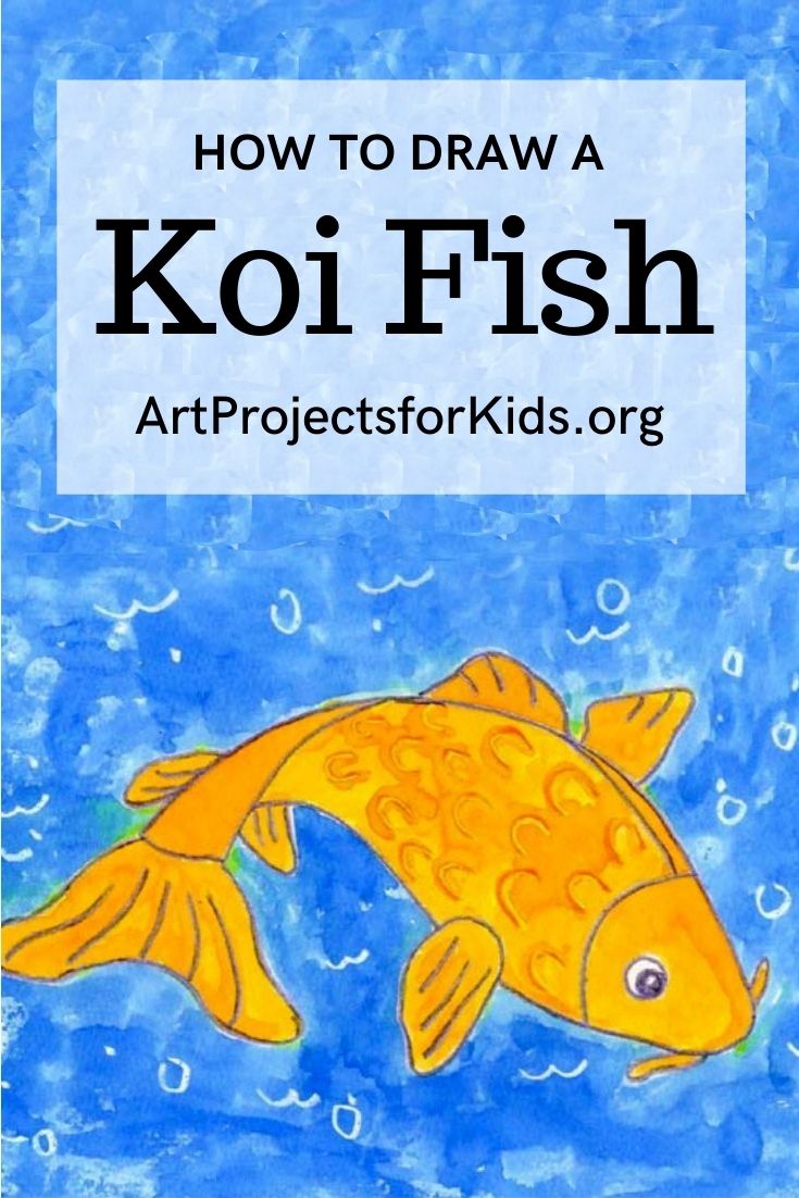How to Draw a Koi Fish · Art Projects for Kids