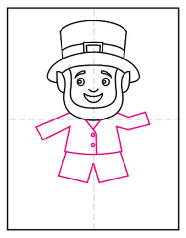 How to Draw a Leprechaun · Art Projects for Kids