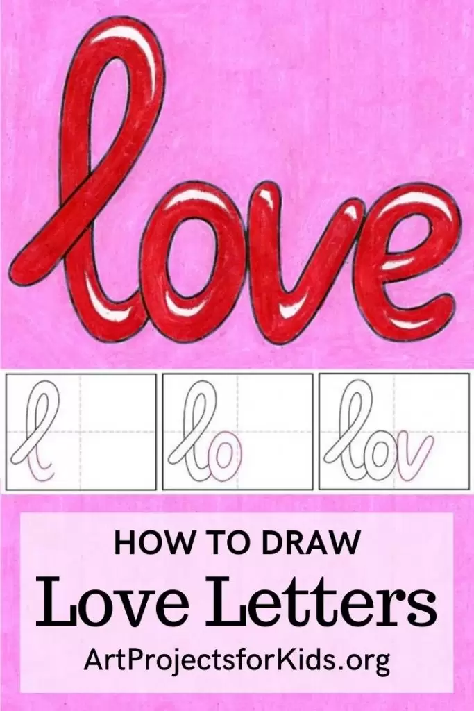 how to draw Love Letters