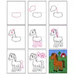 Как легко нарисовать пони и раскраски пони