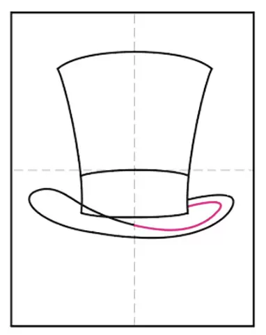 Printable Father's Day Top Hat Coloring Page