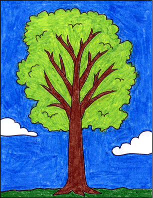tree plantation pencil drawing - Clip Art Library