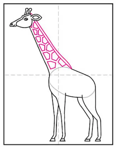 How to Draw a Giraffe For Kids Step by Step - YouTube