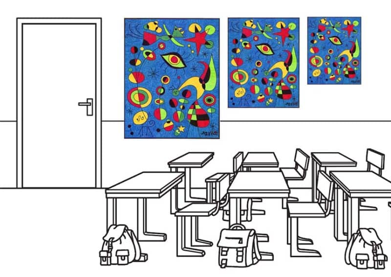 Joan Miro Mural - Image 2