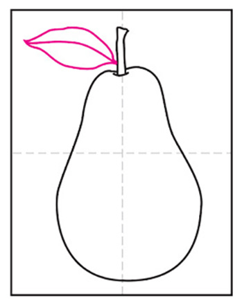 Pear 6 - Hướng dẫn cách Vẽ quả lê đơn giản với 9 bước cơ bản